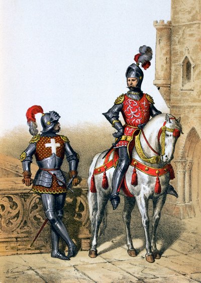 15世紀のパリの射手とキャバリアのキャプテン、1887年 作： A. Lemercier