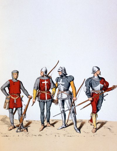 ロイヤルガードの部隊、1887年12〜16世紀 作： A. Lemercier