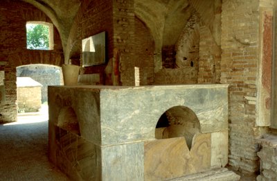 ローマのサーモポディウム、紀元3世紀 作： A. Lorenzini
