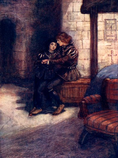 二人の少年c1483、1905にとって、日々は非常に長く悲惨なものでした。 作： A. S. Forrest