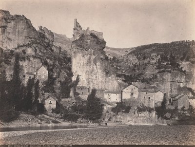 Gorges Du Tarn Castelbouc, 1870年代。 作： A. Trantoul