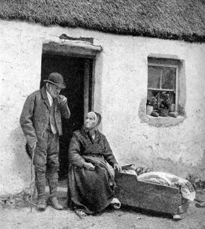 1922年、アイルランドのゴールウェイの遠隔地で医師を待つ。 作： A. W. Cutler