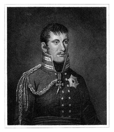フレデリックウィリアム3世、プロイセン王、1815年。 作： A. Wheltier