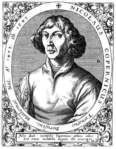 ニコラコペルニクス、ポーランドの天文学者、1645 作： A. de Bry