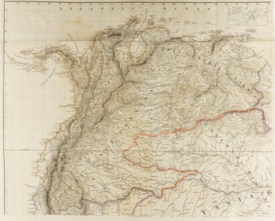 南アメリカの物理的・政治的区分の概要 作： Aaron Arrowsmith