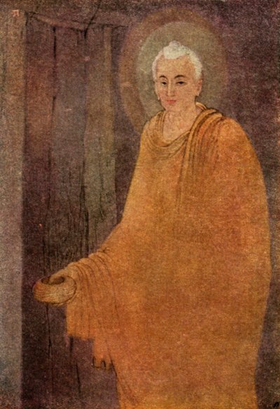 ブッダ・アズ・メンディカント（カラー・リソ） 作： Abanindranath Tagore