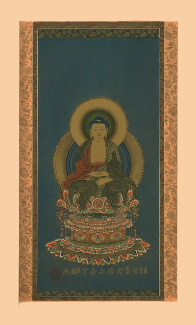 阿弥陀様、19世紀初頭、1886年。 作： Abbot of Zojoji