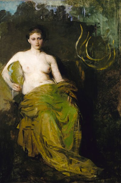 ハーフドレープフィギュア 作： Abbott Handerson Thayer