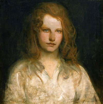 マーガレット・マッキトリック、1903年頃（キャンバスに油彩） 作： Abbott Handerson Thayer