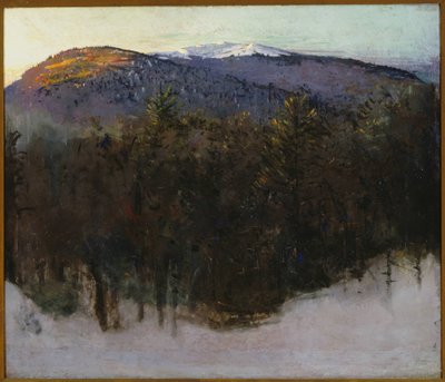 モナドノック、冬の日の出 作： Abbott Handerson Thayer