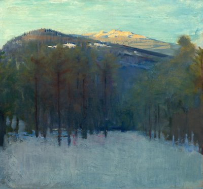 モナドノック山 作： Abbott Handerson Thayer