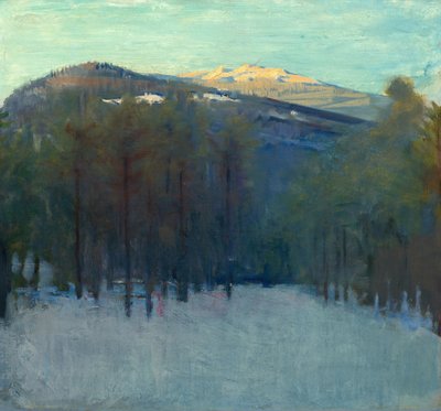 モナドノック山、おそらく 19111914。 作： Abbott Handerson Thayer