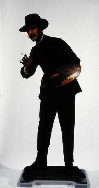 Chatourne（パネルと金属に油彩） 作： Abel Truchet