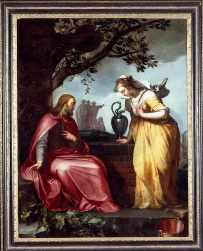 キリストとサマリヤの女 作： Abraham Bloemaert