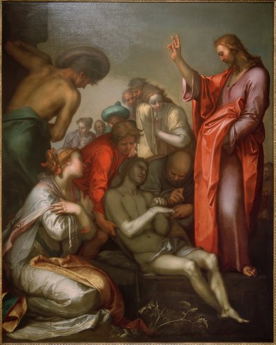 ラザロの蘇生 作： Abraham Bloemaert