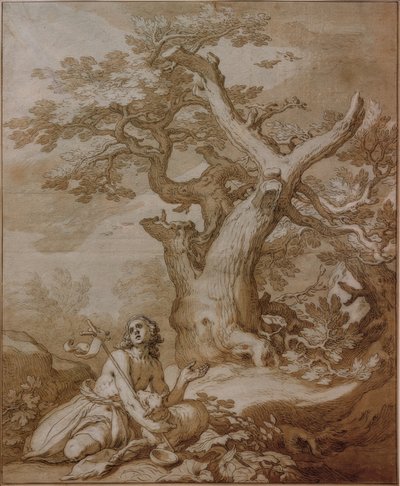 荒野の洗礼者ヨハネ 作： Abraham Bloemaert