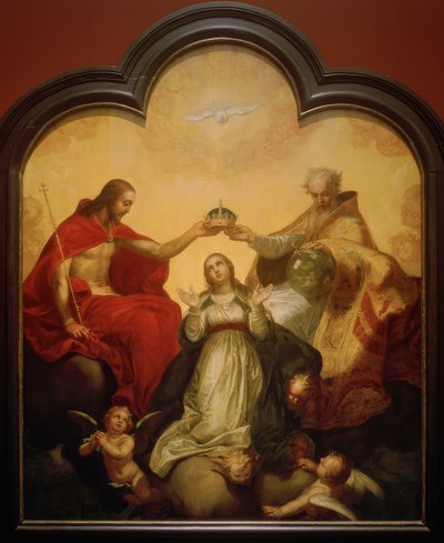 マリアの戴冠式 作： Abraham Bloemaert