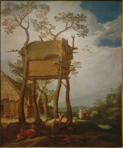 トビアスと天使のいる風景 作： Abraham Bloemaert