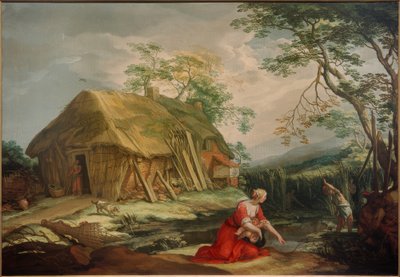 ラトナとリュシアの農民たち 作： Abraham Bloemaert