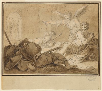 聖ペテロの解放 作： Abraham Bloemaert