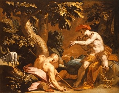 水銀とアーガス 作： Abraham Bloemaert