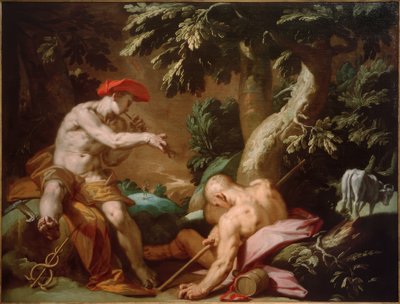 水星、アーガス、イオ 作： Abraham Bloemaert