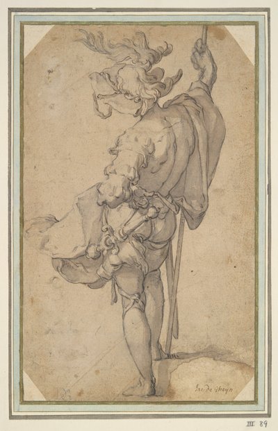 立っている兵士 作： Abraham Bloemaert