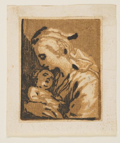 聖母子 作： Abraham Bloemaert