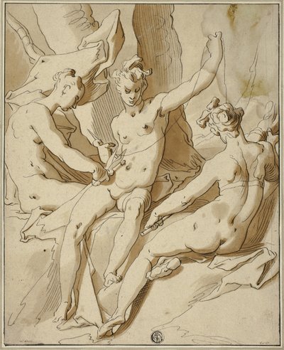 三つの運命 作： Abraham Bloemaert