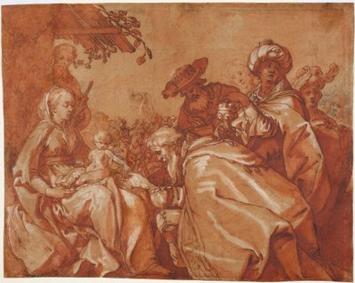 東方三博士の礼拝 作： Abraham Bloemaert