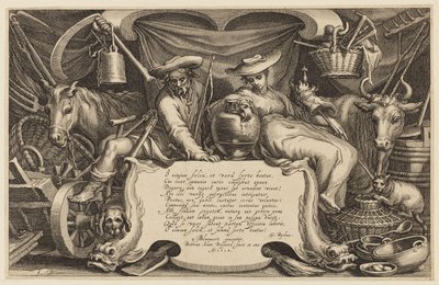 タイトル「農家と風景シリーズ」 作： Abraham Bloemaert