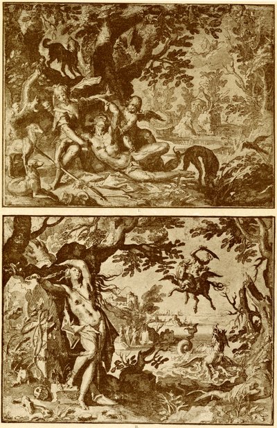 金星とアドニス 作： Abraham Bloemaert