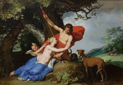 金星とアドニス 作： Abraham Bloemaert