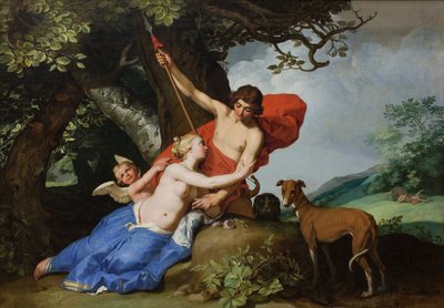 金星とアドニス、1632 作： Abraham Bloemaert
