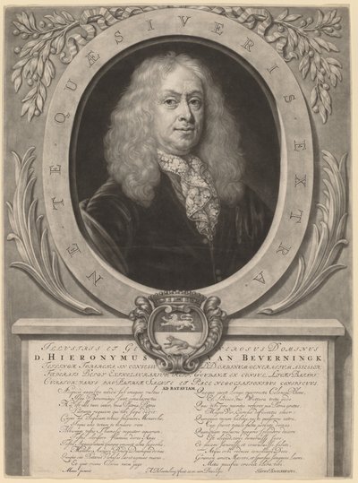 ヒエロニムス・ヴァン・ベベルニングク 作： Abraham Blooteling after Nicolaes Maes