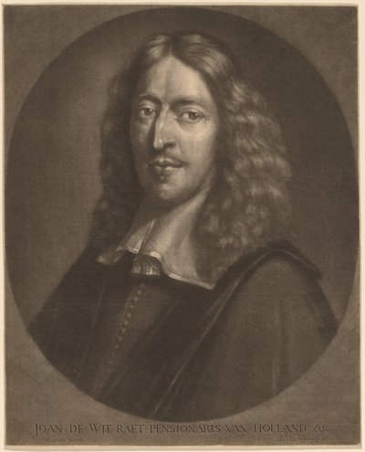 ジョン・デ・ウィット 作： Abraham Blooteling after Pieter van der Banck