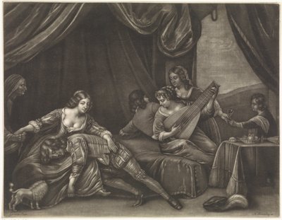 売春宿の放蕩息子 作： Abraham Bloteling (possibly)