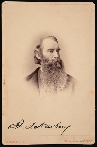 ジョン・ストロング・ニューベリーの肖像、1822～1892年、1876～1887年。 作： Abraham Bogardus