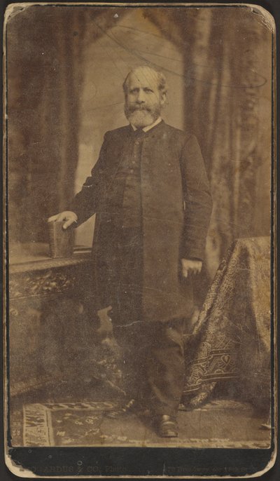 男の肖像 作： Abraham Bogardus