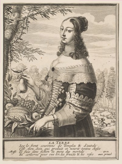 地球、1630年。 作： Abraham Bosse