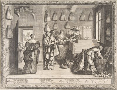 雇用局、ca。 1633年。 作： Abraham Bosse