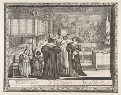 洗礼、1633年からの復帰。 作： Abraham Bosse