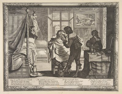 理髪師理髪師、ca。 1632-33。 作： Abraham Bosse