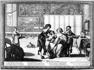 The Blood Letting（engraving）（bw写真） 作： Abraham Bosse