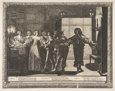 家に帰った花嫁家に帰った花嫁、1633。 作： Abraham Bosse