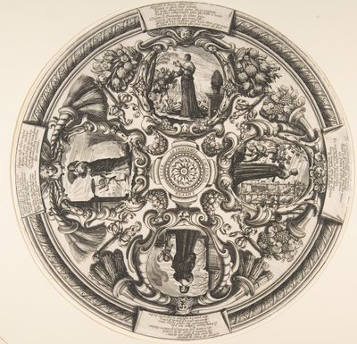 17世紀半ばから後半の四季。 作： Abraham Bosse
