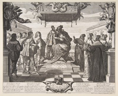 フランスの喜び、1638年。 作： Abraham Bosse