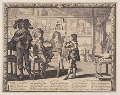 高貴な画家 作： Abraham Bosse