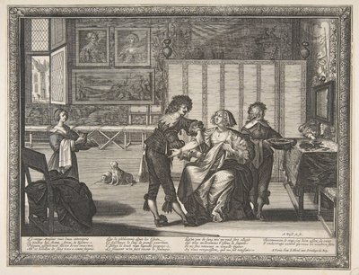 外科医ラ・セニー、1632年。 作： Abraham Bosse