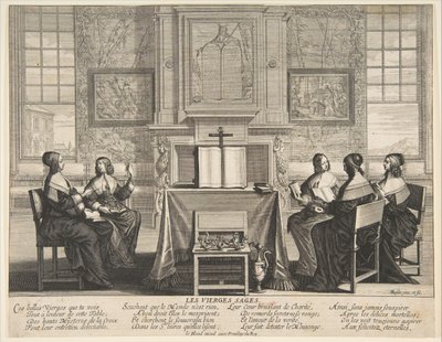 ワイズバージン会話、ca。 1635年。 作： Abraham Bosse